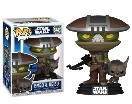 Funko Pop! Animation - Star Wars The Mandalorian and Grogu - Embo & Keibu 842