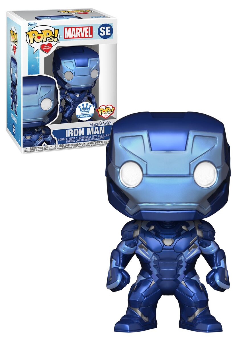 Funko Pop! With Purpose - Marvel - Make-A-Wish Iron Man SE *Funko Shop Exclusive* *Liquidation*
