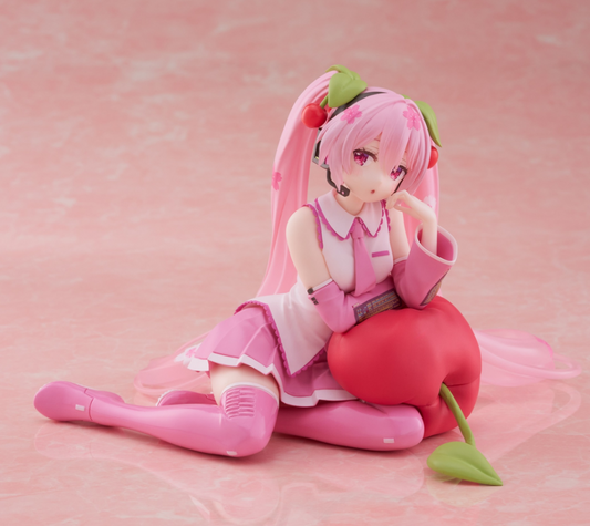 Figurine - Hatsune Miku 初音ミク- Desktop Cute Sakuranbo Cherry Cushion Ver.