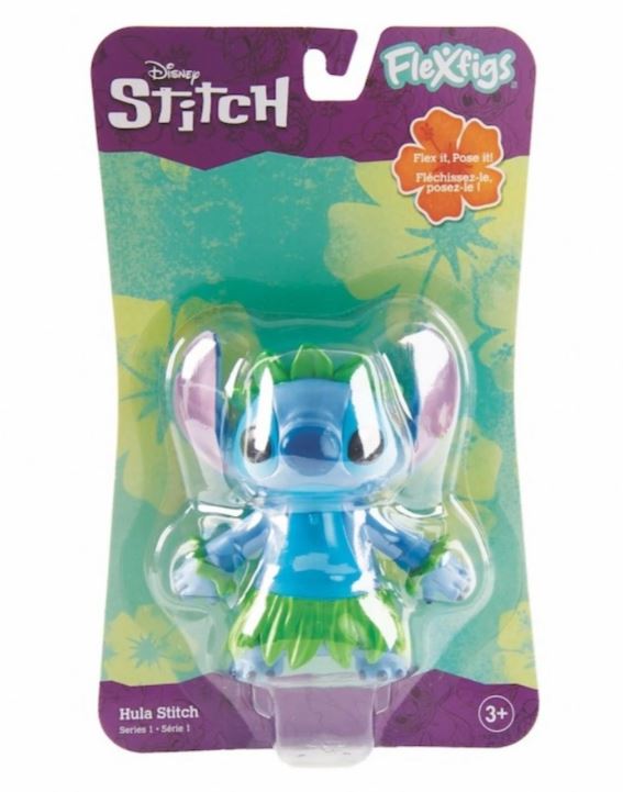 Figurine - Disney Lilo & Stitch - Flexfigs Hula Stitch Série 1