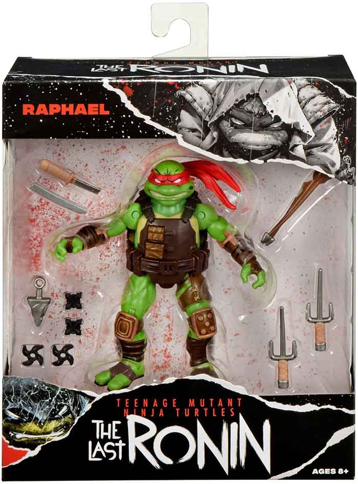 Figurine - Teenage Mutant Ninja Turtles The Last Ronin - Raphael Avec Pièces Interchangeables 5"