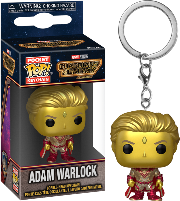 Funko Pocket Pop! Keychain - Marvel Guardians of the Galaxy Volume 3 - Adam Warlock *CLEARANCE*