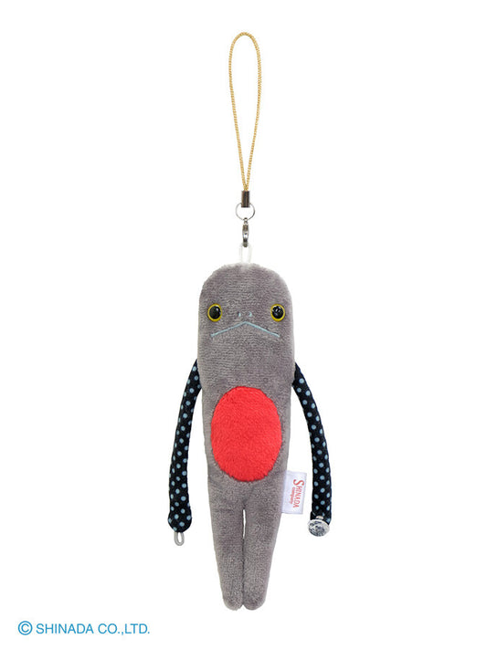 Porte-clés - Mokeke Chimokke - Akahara en Peluche avec Attache pour Téléphone 6"