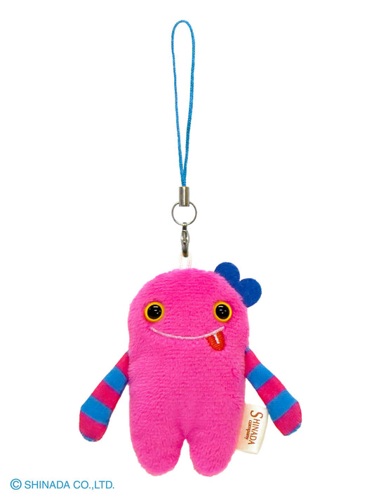 Porte-clés - Mokeke Chimokke - Lume en Peluche avec Attache pour Téléphone 2"