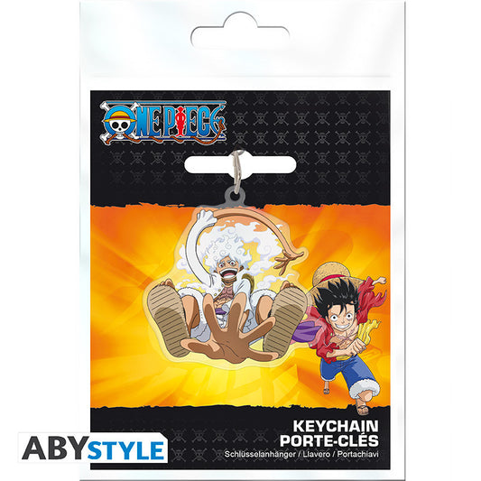 Keychain - One Piece - Gear Five Luffy in Acrylic
