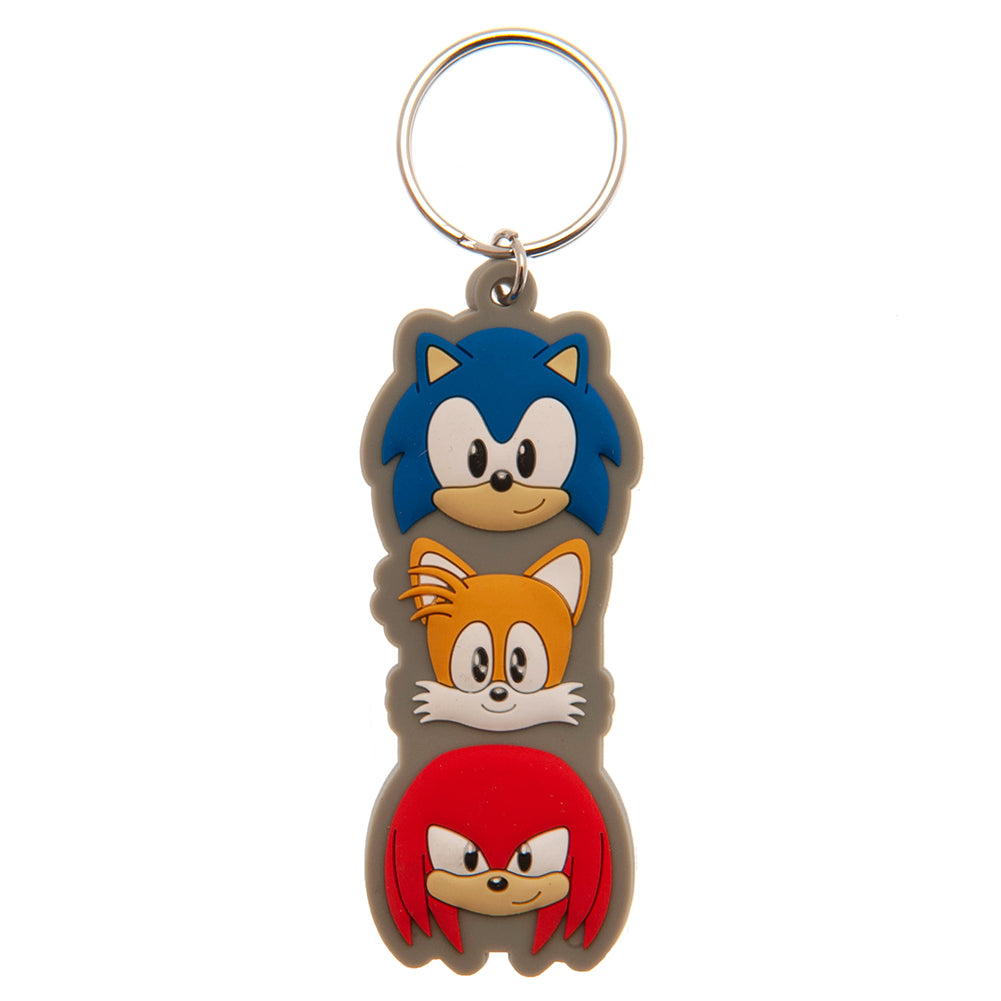 Porte-clés - Kpop Demon Hunters - Sonic, Tails et Knuckles en Caoutchouc