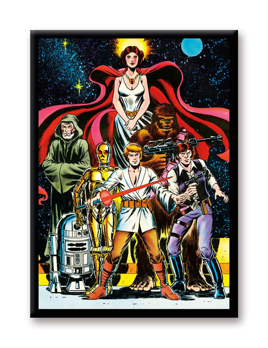 Aimant - Star Wars - Retro Photo de Groupe