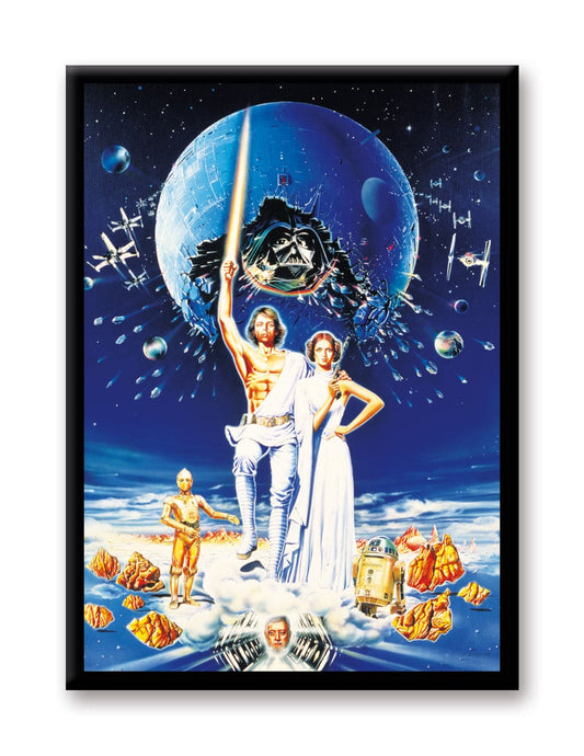 Aimant - Star Wars - Retro Luke et Leia