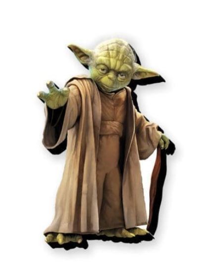 Aimant - Star Wars - Yoda en Bois 3D
