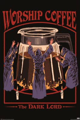 Enseigne en métal - Steve Rhodes - Worship Coffee