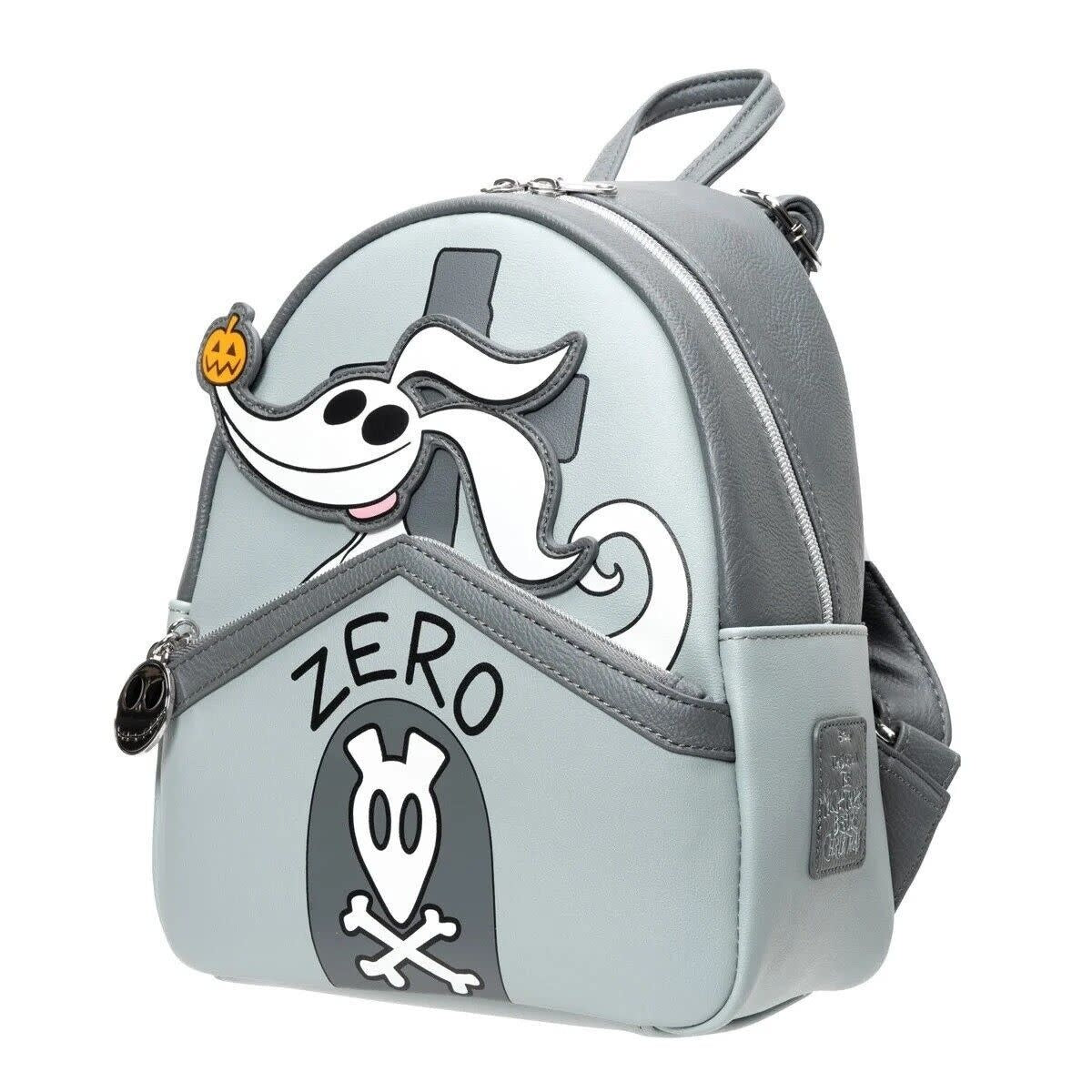 geeky mini backpack South Park 3-D Applique Characters 11" Geek Bouteek 9W x 10.5H x 4.5D Vegan leather (polyurethane) Adjustable shoulder straps Front zipper pocket Side drop pockets Enamel zipper charm Shiny silver hardware Applique Mini Backpack - My Hero