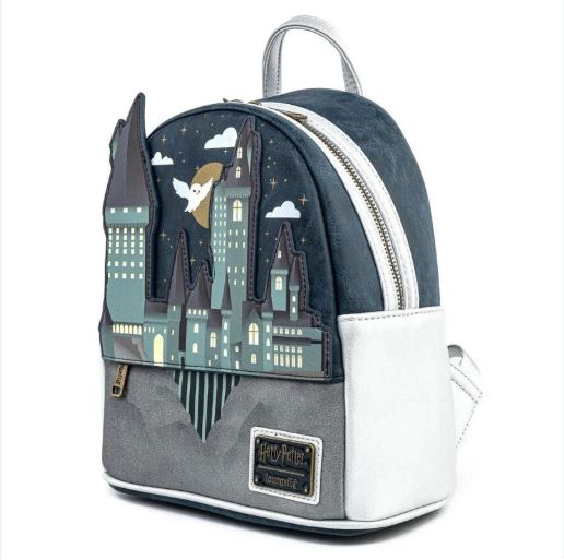 Mini Sac à Dos - Harry Potter - Château Poudlard et Edwige en Faux Cuir