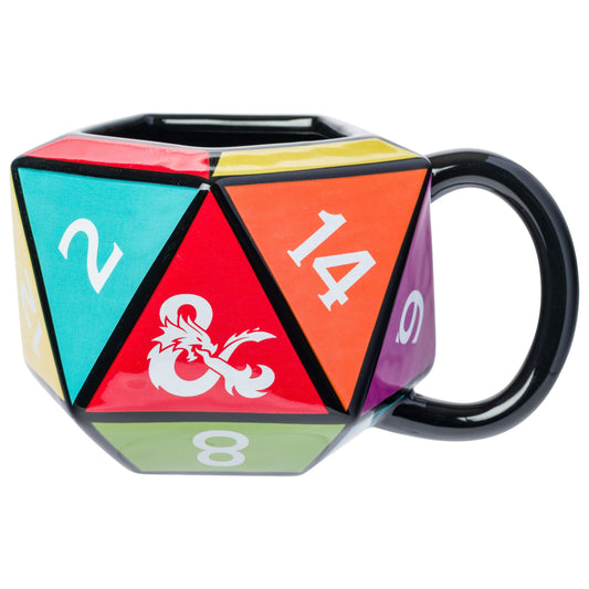 Tasse - Dungeons & Dragons - D20 3D en Ceramique Multicolore 23oz