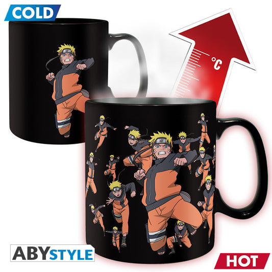 Tasse - Naruto Shippuden - Shadow Clone Jutsu Réactive à la Chaleur 16oz