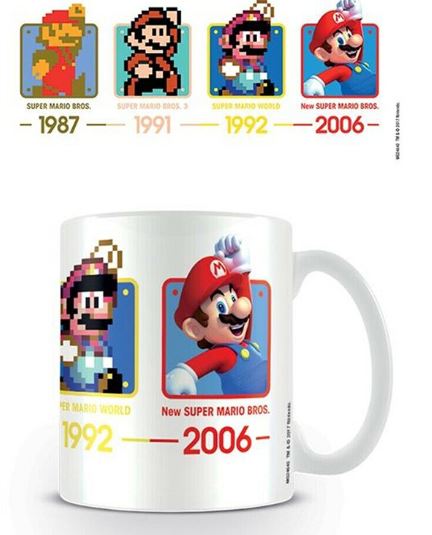 Tasse - Nintendo Super Mario - Évolution de Mario 11oz