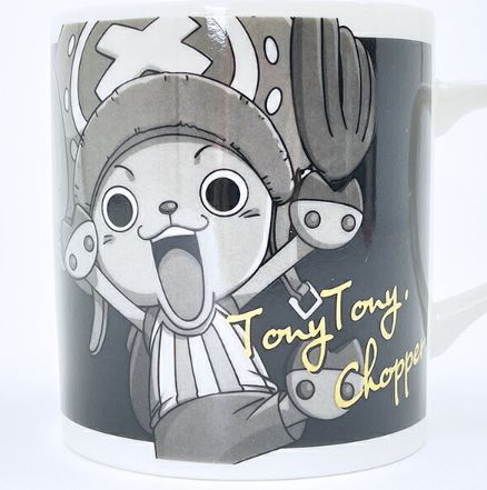 Tasse - One Piece - Dress Black Straw Hat Chopper avec Accents Dorés 8oz