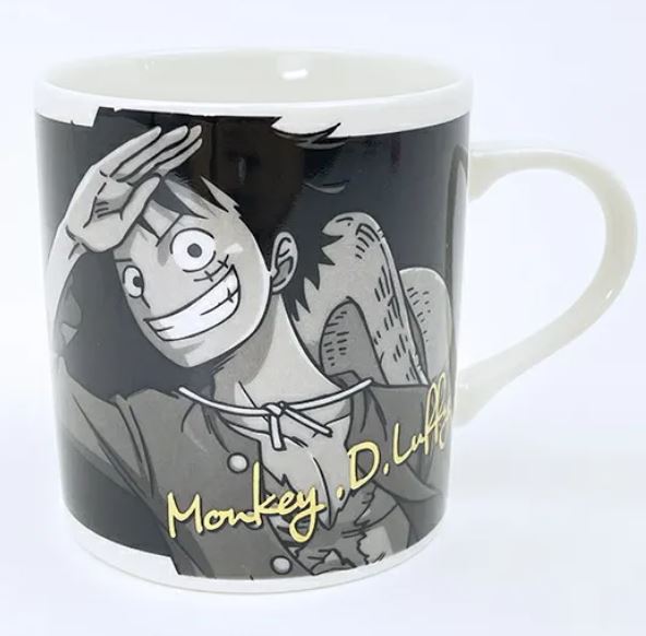 Tasse - One Piece - Dress Black Straw Hat Monkey D. Luffy avec Accents Dorés 8oz
