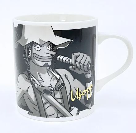 Tasse - One Piece - Dress Black Straw Hat Usopp avec Accents Dorés 8oz