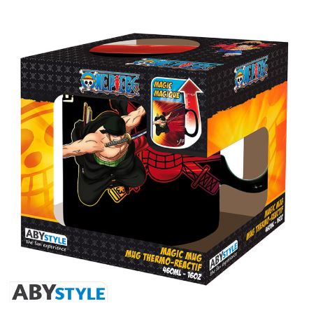 Tasse - One Piece - Zoro et Sanji Réactive à la Chaleur 16oz