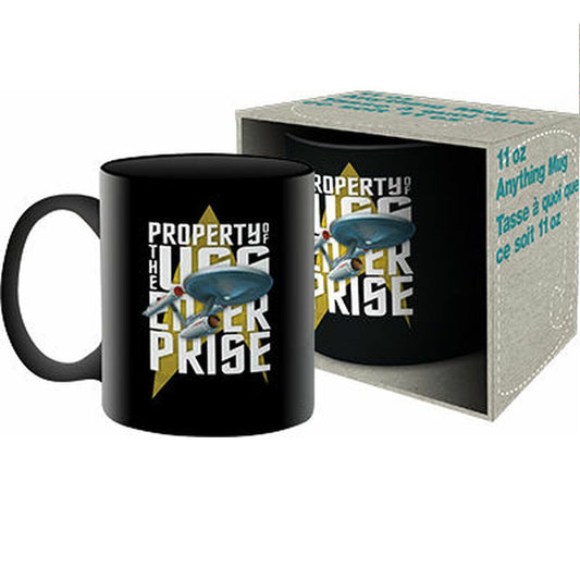 Tasse - Star Trek - "Property of the USS Enterprise" 11oz