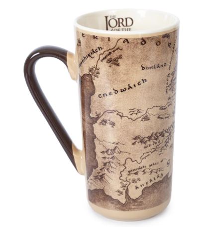 Tasse - The Lord of the Rings - La Carte des Terres du Milieu 470ml