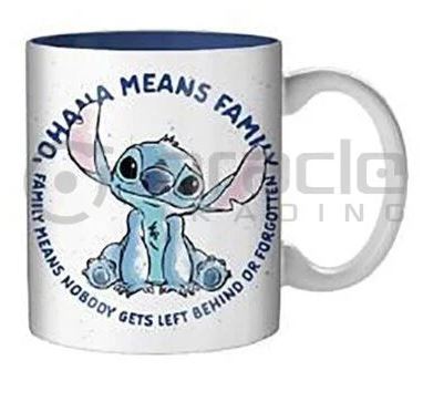 Tasse - Disney Stitch - Stitch Assis "Ohana Means Family" 11oz