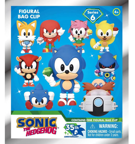 Mystery Bag - Sonic the Hedgehog - Backpack Clip Figurine Keychain Series 6