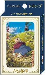 Jeu de cartes - Studio Ghibli Le Château Ambulant - Sophie sur la Coline