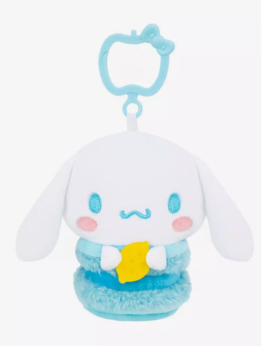 Peluche - Sanrio Hello Kitty and Friends - Macaron Serie 4 Cinnamoroll Clip 4"