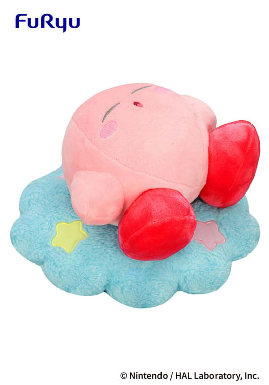 Peluche - Kirby of the Stars - Kirby Endormi Sur un Nuage Bleu 8"