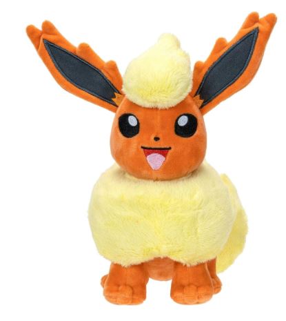 Peluche - Pokémon - Flareon Assis 8"