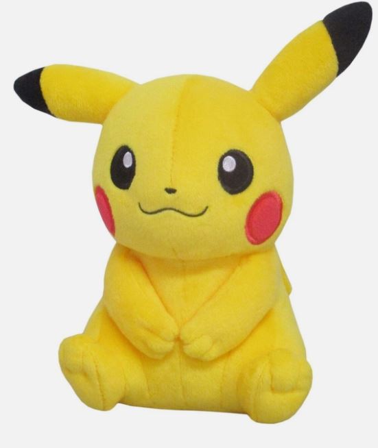 Peluche - Nintendo Pokémon - Pikachu (Version Femelle) Allstar Collection 6"