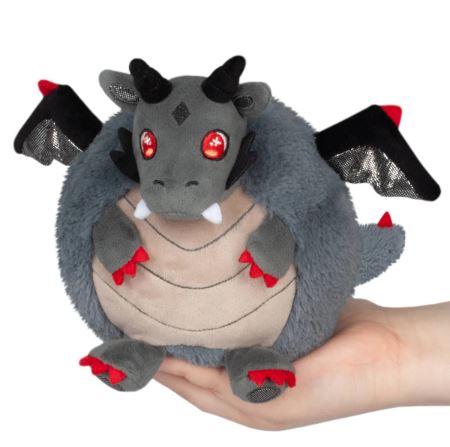 Peluche - Squishable - snugglemi Snackers Dragon des Ténèbres 6"