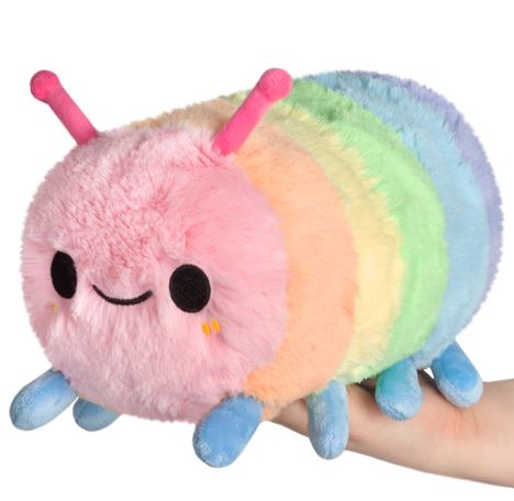Peluche - Squishable - Mini Chenille Arc-en-ciel 10"