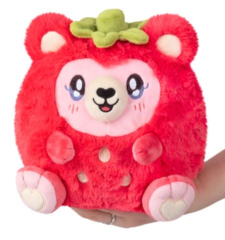 Peluche - Squishable - Mini Ours Fraise 7"