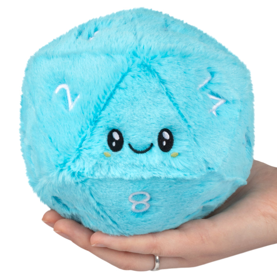 Peluche - Squishable - Snugglemi Snackers D20 Bleu 5"