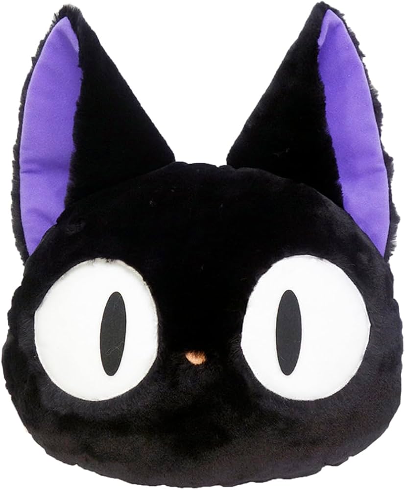 Peluche - Studio Ghibli Kiki la Petite Sorcière - Visage de Jiji 14"