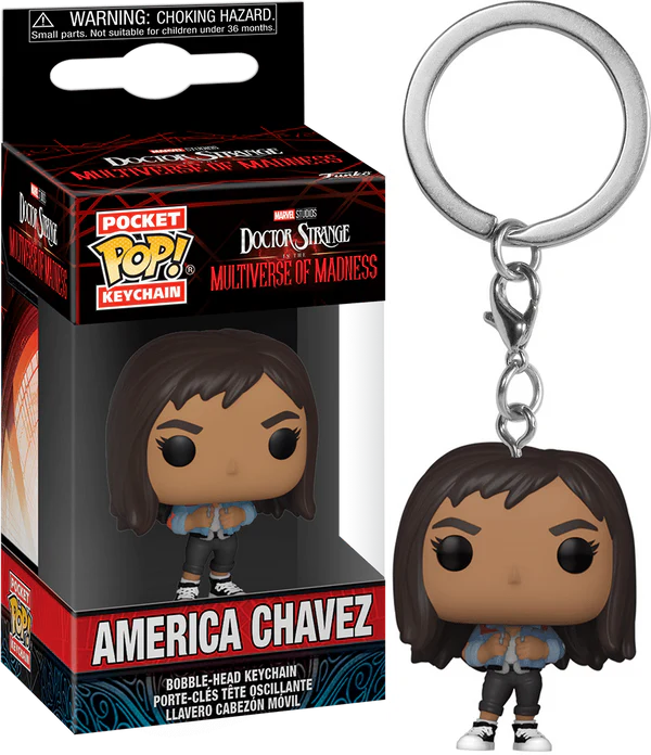 Funko Pocket Pop! Keychain - Marvel Doctor Strange in The Multiverse of Madness - America Chavez *CLEARANCE*