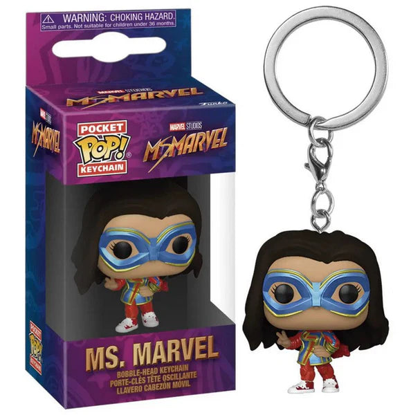 Funko Pocket Pop! Keychain - Marvel Ms. Marvel - Ms. Marvel *CLEARANCE*