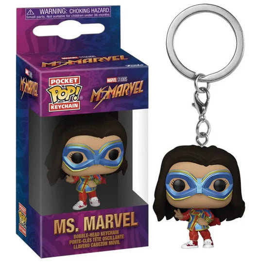 Funko Pocket Pop! Keychain - Marvel Ms. Marvel - Ms. Marvel *LIQUIDATION*