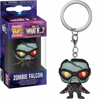 Funko Pocket Pop! Keychain - Marvel What If...? - Zombie Falcon *CLEARANCE*