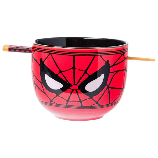 Bol - Marvel Spider-Man -Masque de Spider-Man pour Ramen avec Baguettes