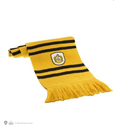 Foulard - Harry Potter - Maison PoufSouffle Avec Bande Noire et Patch Cinéreplica
