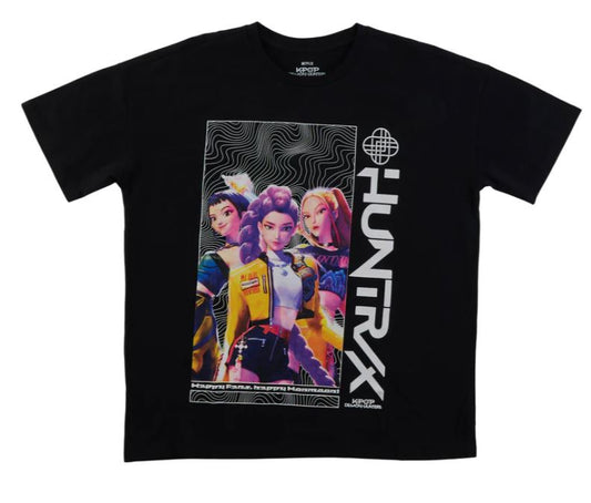 Tee-Shirt - KPop Demon Hunters - Huntrix Noir