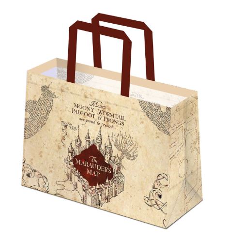 Sac Réutilisable - Harry Potter - Carte des Maraudeurs en Plastique