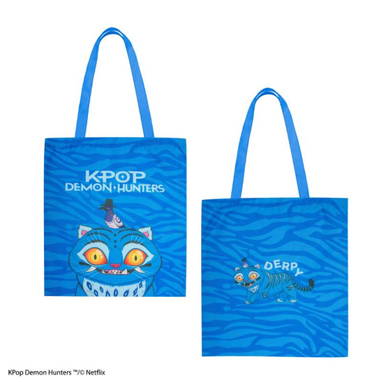 Sac Réutilisable - Kpop Demon Hunters - Derpy et Sussie Bleu