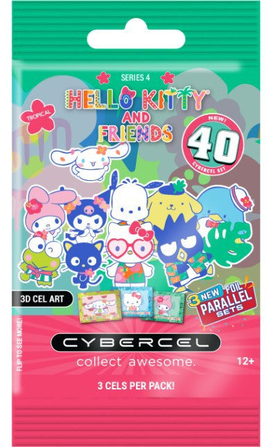 Cartes à Collectionner - Cybercel - Sanrio Hello kitty and Friends Tropical 3D Cell Art Série 1 (3 Cartes )