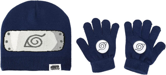 Tuque - Naruto Shippuden - Bandeau de Konoha et Gants pour Enfant