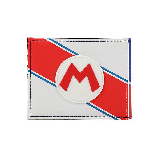 Portefeuille - Nintendo Mario Kart - M de Mario et Sponsor en Faux Cuir