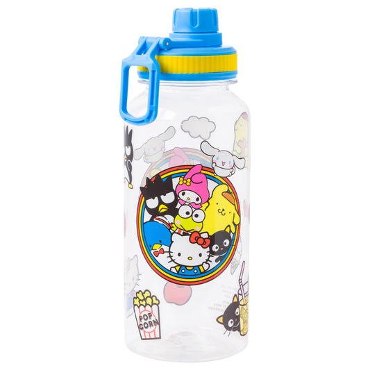 Bouteille de voyage - Sanrio Hello Kitty and Friends - Photo de Groupe et Ensemble d'Autocollants 32oz